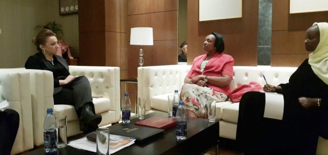 SANKON Genel Başkanı Atasoy, Uganda Ticaret ve Sanayi Odası Başkanı Kigongo’yu ziyaret etti