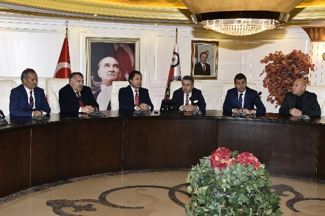Zabıtadan Emniyet Müdürlüğüne taziye ziyareti