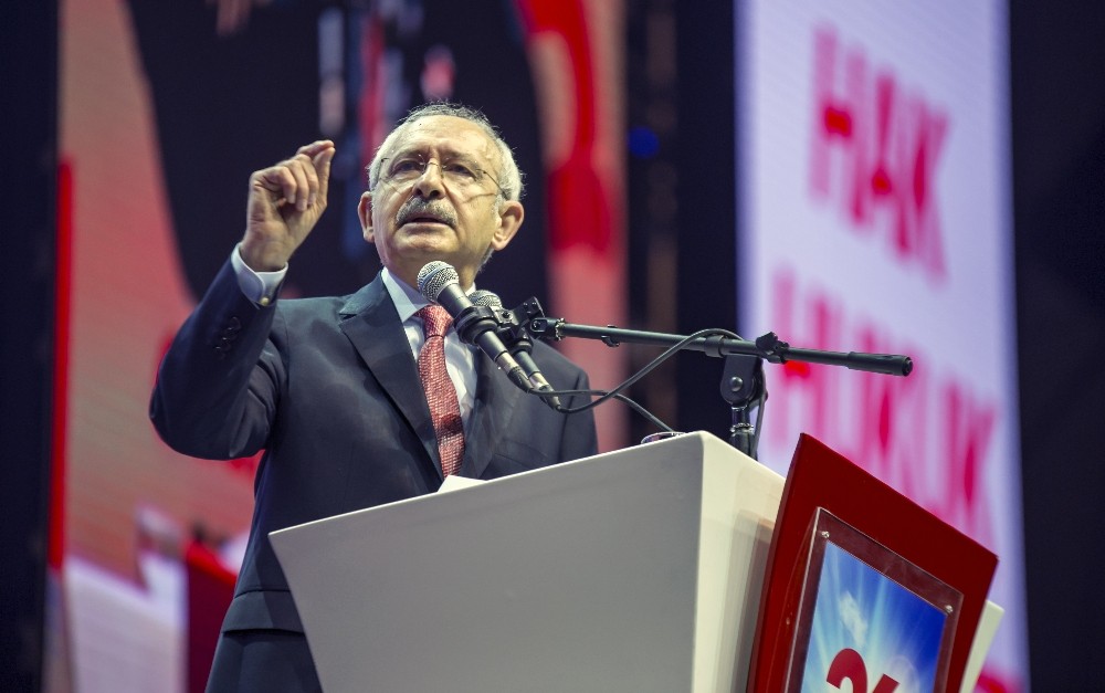 CHP’nin 36. Olağan Kurultayı Kılıçdaroğlu’nun açış konuşmasıyla başladı