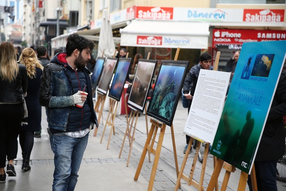 Destanın izleri ’Sualtından Çanakkale’ sergisinde