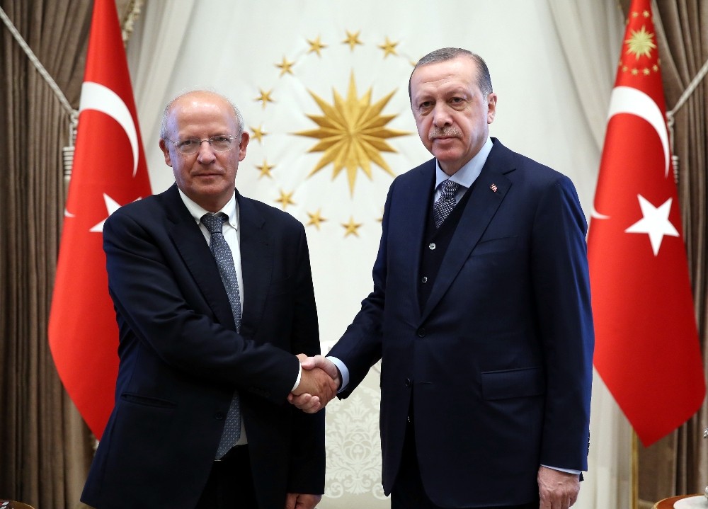 Cumhurbaşkanı Erdoğan, Portekiz Dışişleri Bakanını kabul etti