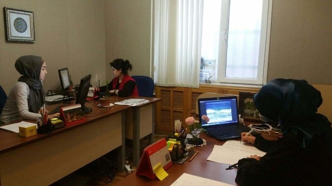 TİKA’dan Azerbaycan’daki Damla İçtimai Birliğine donanım desteği