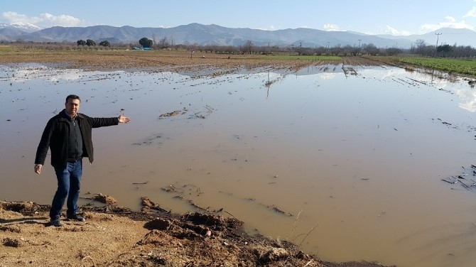 ÖDEMİŞ'TE SEL MAĞDURİYETİ