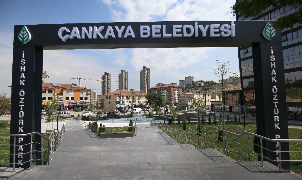 Çankaya’da İshak Öztürk Parkı’nın yapım çalışmaları sürüyor