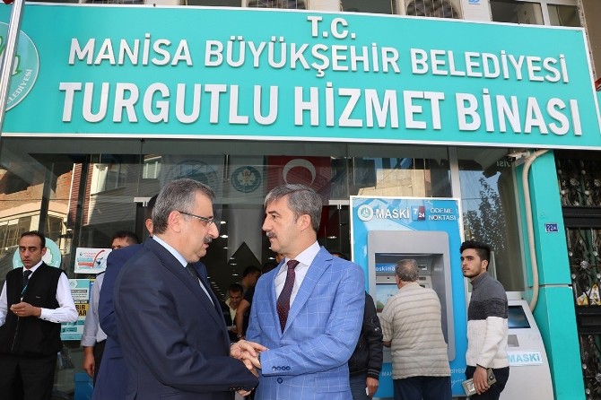 Manisa Büyükşehir, ilçelerdeki çalışmaları inceliyor