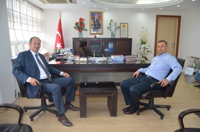 Demirci Kaymakamı Kantay’dan Kula Kaymakamı Güven’e ziyaret