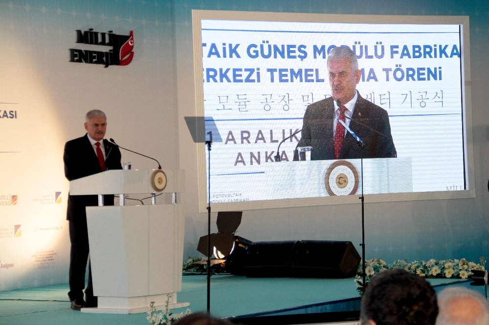 Türkiye’nin ilk yerli güneş enerjisi panel fabrikasının temeli atıldı
