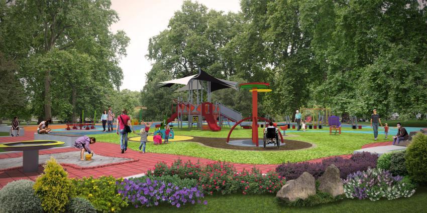 Bornova Büyük Park yenileniyor
