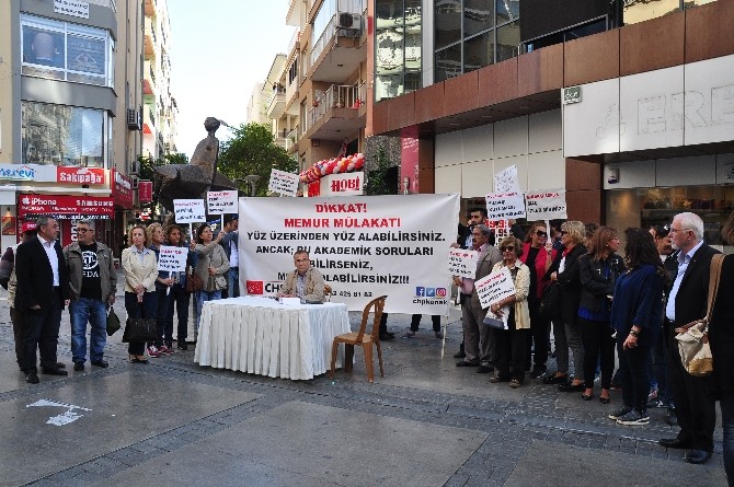 CHP Konak’tan memur mülakatlarına tepki