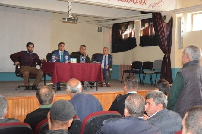 Kaymakam Aydın, okul servis şoförleriyle toplantı yaptı