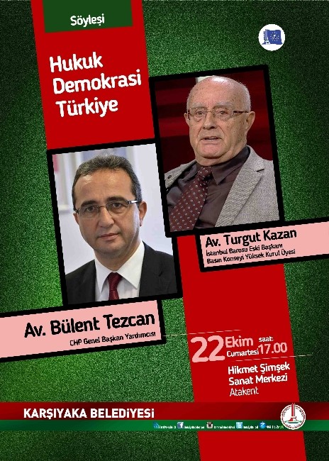 Karşıyaka’da ayın konuğu Bülent Tezcan ve Turgut Kazan