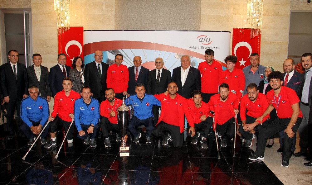 ATO Ampute Milli Takımı’nı ağırladı