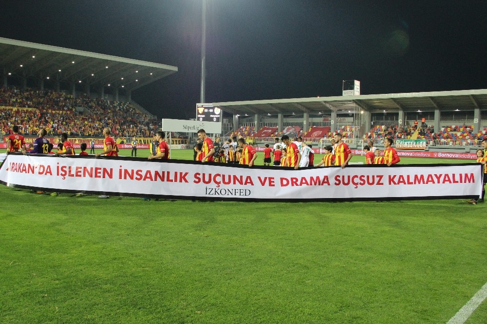 Süper Lig: Göztepe: 1 - Aytemiz Alanyaspor: 0 (İlk yarı)