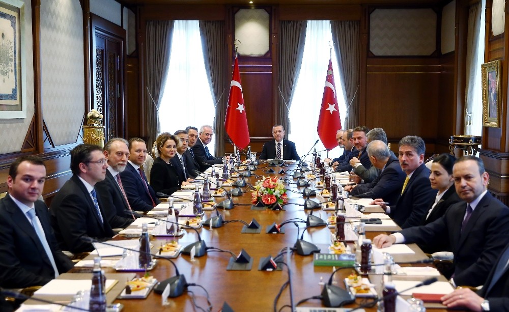 Cumhurbaşkanı Erdoğan TÜSİAD üyelerini kabul etti