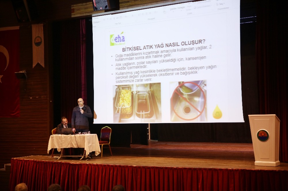 Gölbaşı Belediyesinden öğretmenlere ’Bitkisel Atık Yağları Toplama’ eğitimi