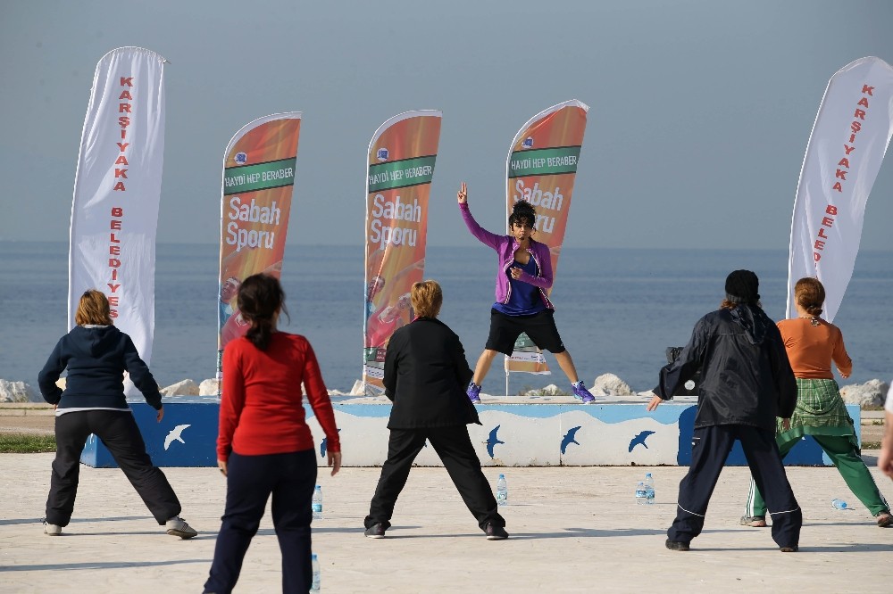 Açık havada spor keyfi başladı