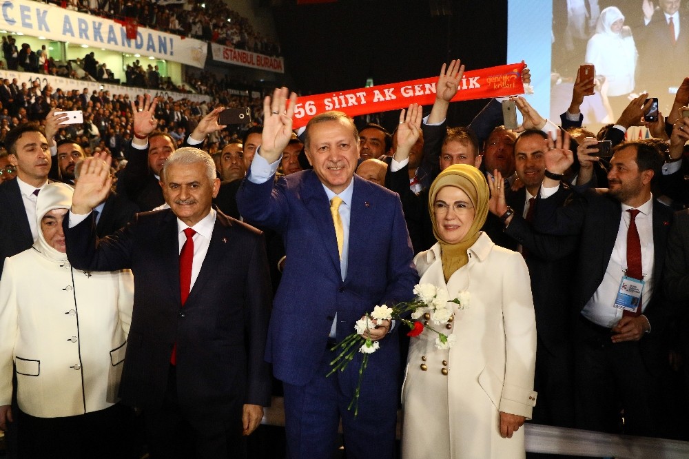 Cumhurbaşkanı Erdoğan ile Başbakan Yıldırım Ankara Arena’da