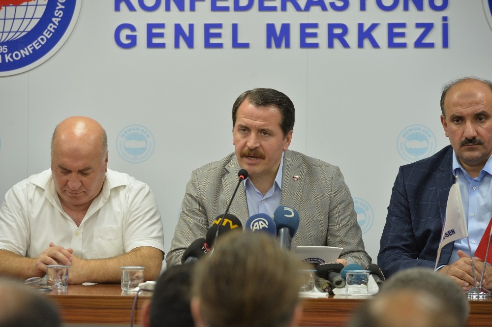 Memur-Sen’den hükümetin yeni zam teklifine ilişkin açıklama
