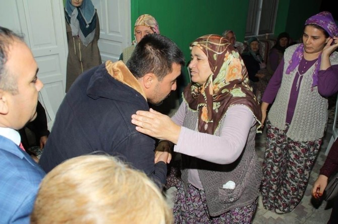Salihlili şehit aileleri, Alaşehirli şehit ailesinin acısına ortak oldu