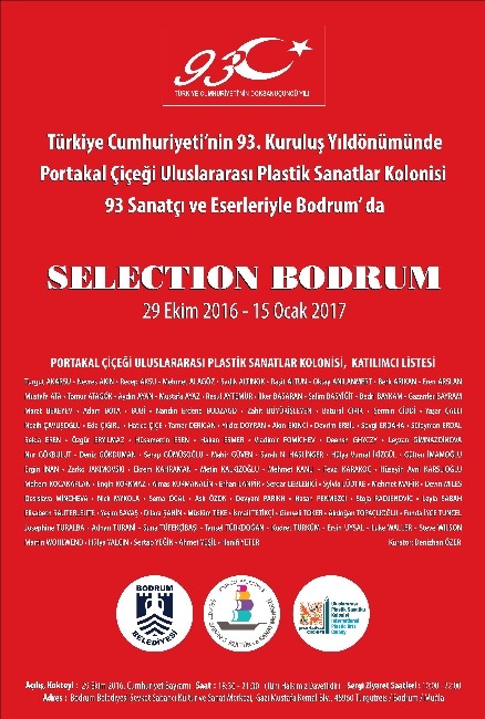 93 sanatçı eserleriyle Bodrum’da