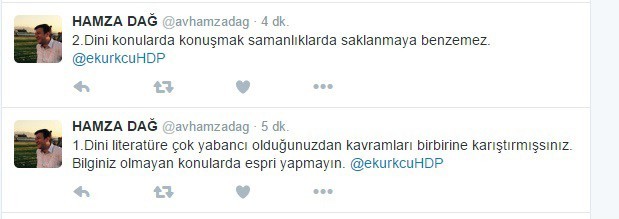 Başbakan’a hakaret eden Kürkçü’ye AK Partili Dağ’dan ’samanlık’ hatırlatması