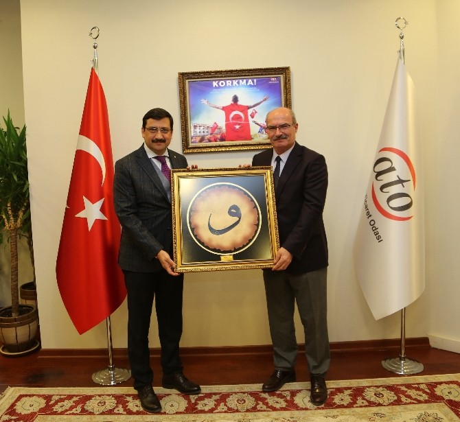 Keçiören Belediye Başkanı Ak’dan ATO’ya ziyaret