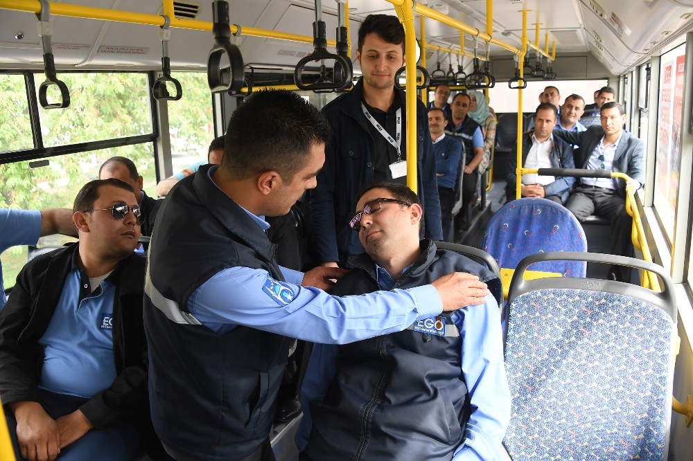 EGO şoförlerine ilk yardım eğitimi