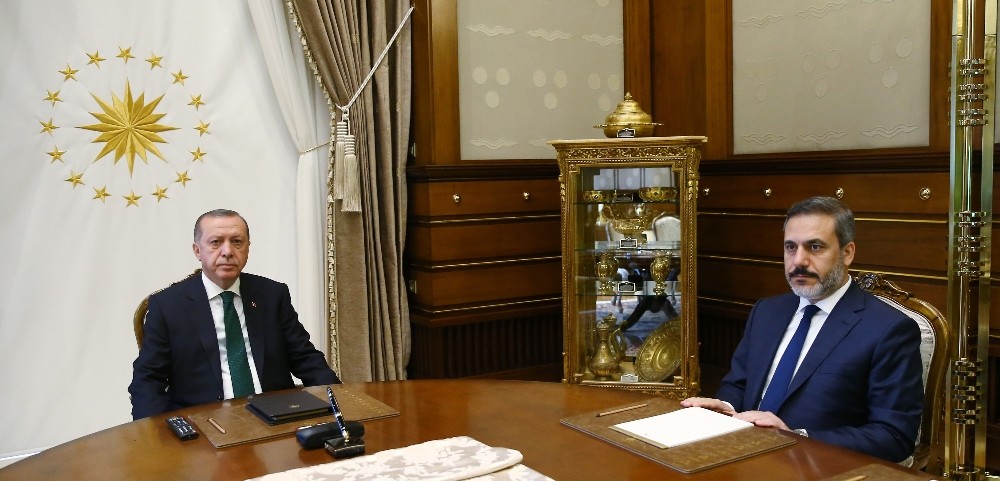 Cumhurbaşkanı Erdoğan, MİT Müsteşarı Fidan’ı kabul etti