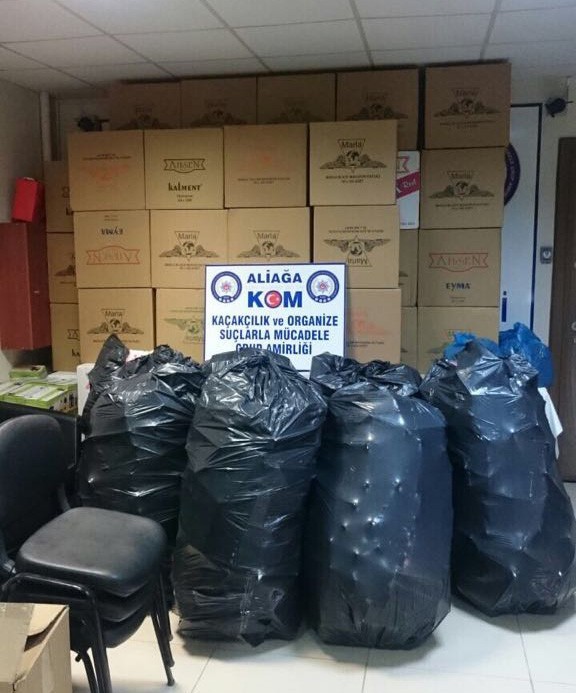 Aliağa’da “Duman-1” operasyonu
