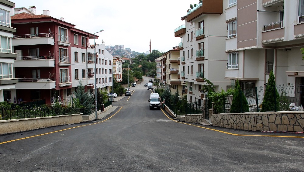 Çankaya’da Aşıkpaşa sokakları asfaltlanıyor