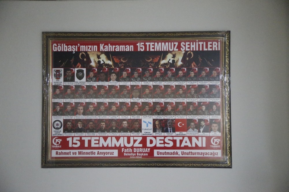 Gölbaşı Belediyesi, 15 Temmuz’un kahraman şehitlerini unutturmuyor