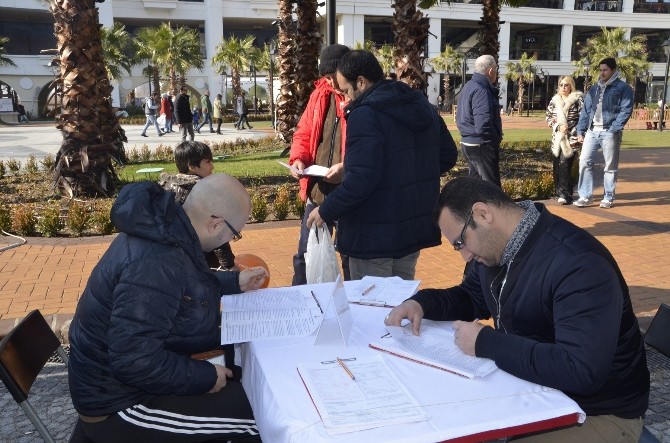 Alışverişe gelip kan bağışladılar