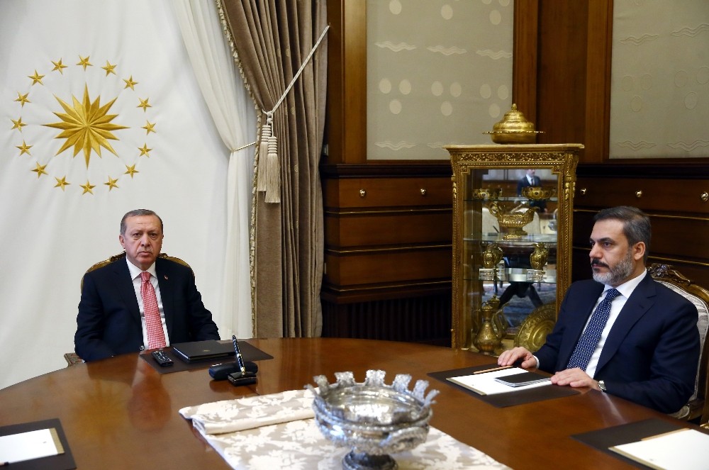Cumhurbaşkanı Erdoğan, MİT Müsteşarı Fidan’ı kabul etti