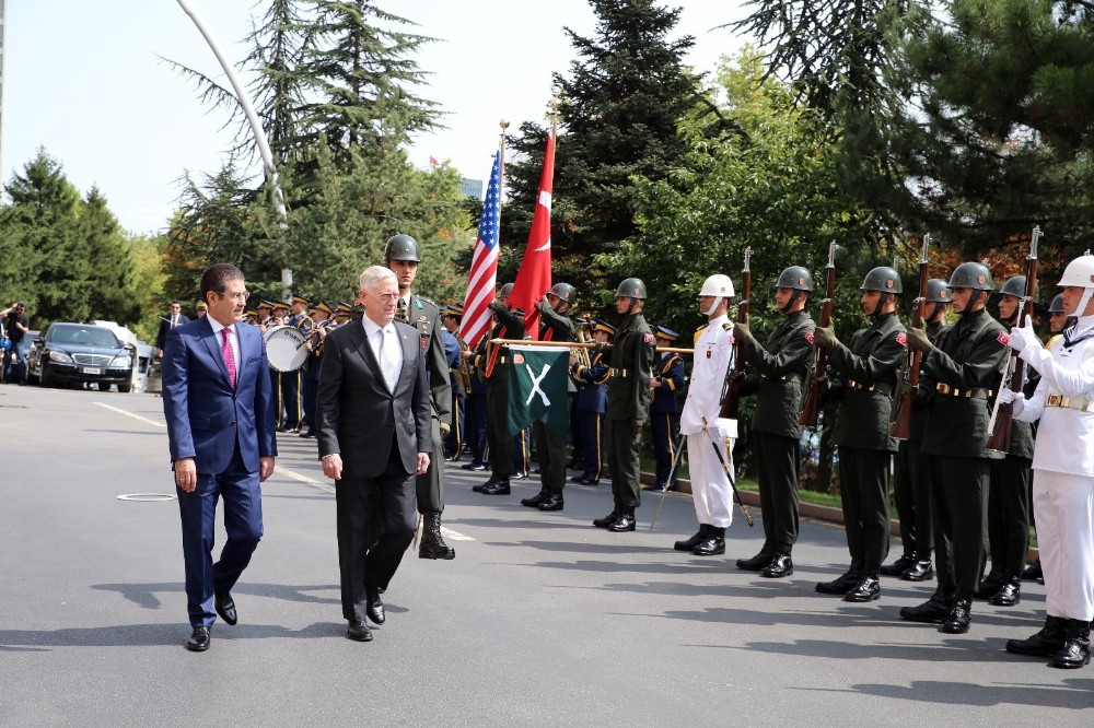 Bakan Nurettin Canikli, ABD Savunma Bakanı Mattis ile görüştü