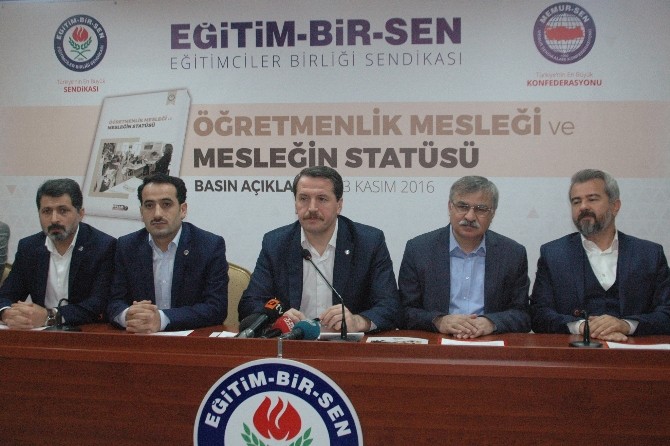 Eğitim-Bir-Sen’den ‘Öğretmenlik Mesleği ve Mesleğin Statüsü’ raporu