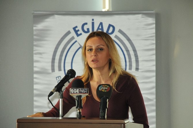 EGİAD’ın ilk kadın başkanı veda etti