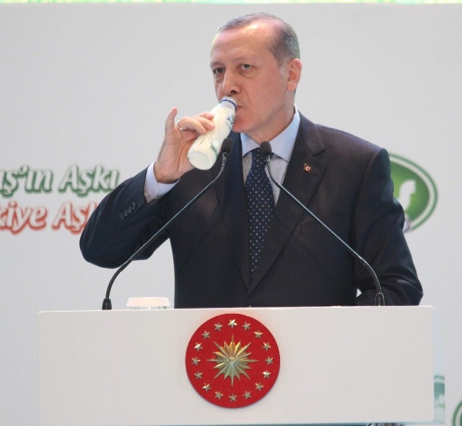 CUMHURBAŞKANI ERDOĞAN İZMİR'DE KONUŞTU: BİZİM MİLLİ İÇKİMİZ AYRANDIR