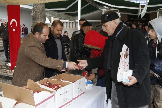 Gölbaşı’nda şehitler için mevlit okundu