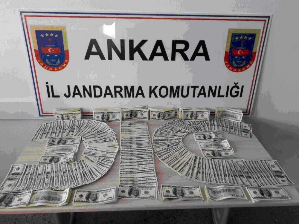 Ankara’da sahte 137 bin dolar ele geçirildi