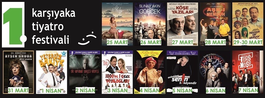 95 ünlü oyuncu Karşıyaka Tiyatro Festivalinde seyirciyle buluşuyor