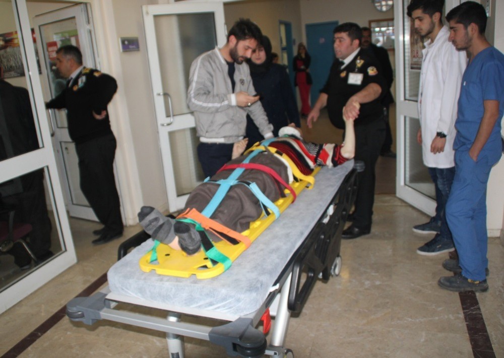 Engelli genç, kaldığı otelin 2. katından düştü