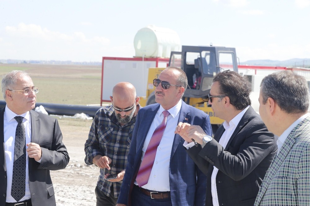 Başkan Duruay’dan Mogan Gölü temizlik alanında inceleme