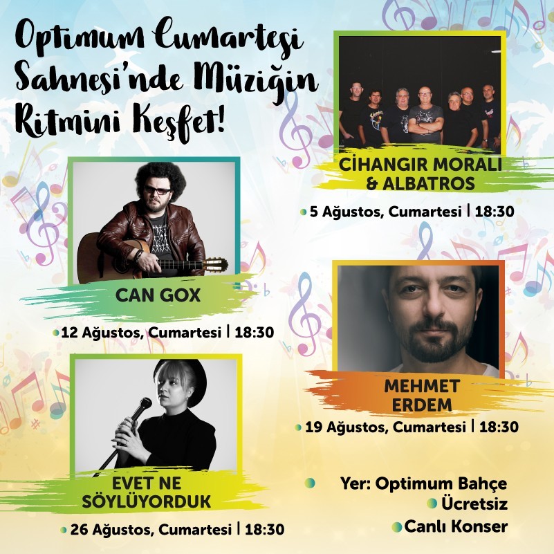 Mehmet Erdem, İzmir Optimum’da sevenleriyle buluşacak
