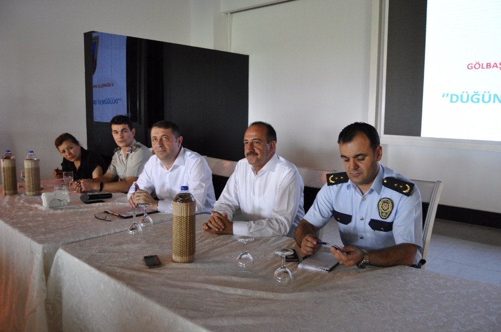 Gölbaşı’nda düğünlerde silaha son