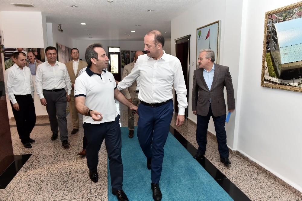 Bingöl Valisi Mantı, Başkan Akgül’ü ziyaret etti