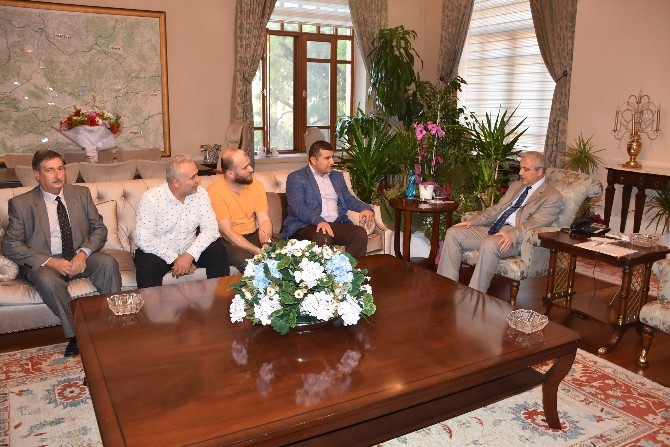 Manisa Elektronikçiler Odası’ndan Vali Güvençer’e ziyaret