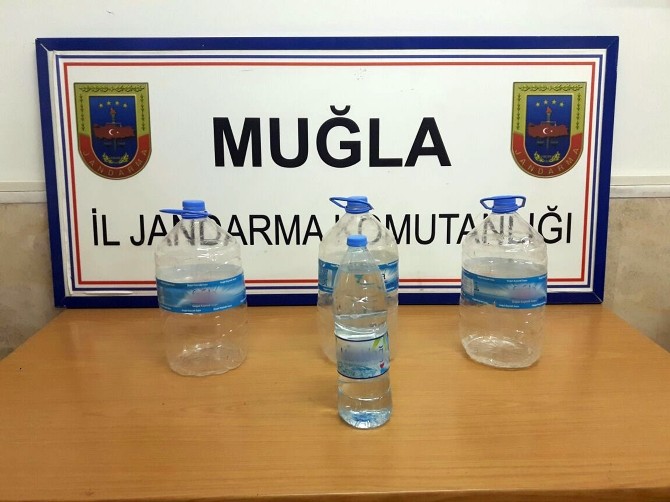 Karabörtlen’de sahte içki ele geçirildi
