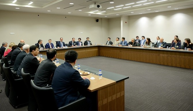 Avrasya Düşünce Kuruluşları temsilcileri Cumhurbaşkanlığını ziyaret etti