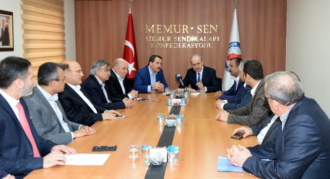 Başbakan Yardımcısı Kurtulmuş’tan Memur-Sen’e ziyaret