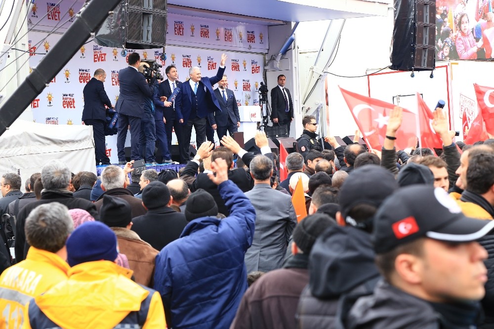 Başbakan Yıldırım: “Kimse milletin iradesi üzerine hiçbir güç kullanamayacak”